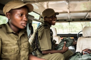 Abigail Malzanyaire’s (18) and Tariro Mnangagwa (32). Tariro is the youngest daughter of recently appointed Zimbabwe President Emmerson Mnangagwa and joined the International Anti-Poaching Foundation (IAPF) team in December to show her support for the women and their role in the re-building of Zimbabwe. During her deployment she conducted training, active duty patrols and engaged in rural community project planning sessions.