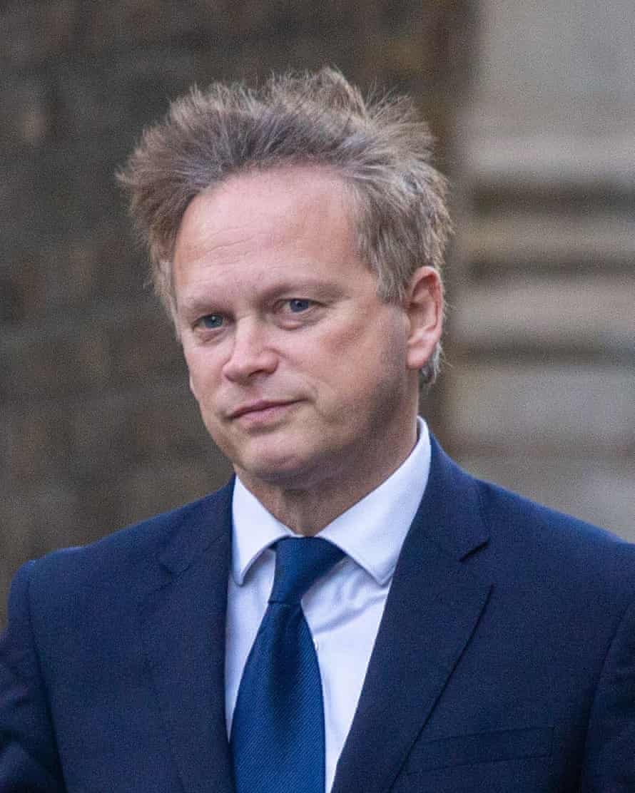 Grant Shapps in Downing Street.