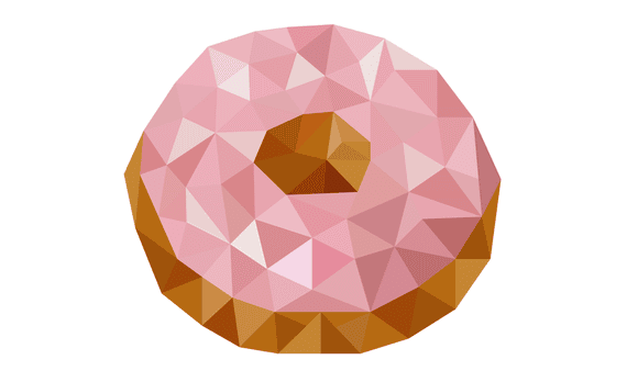 A tasty geometry doughnut.