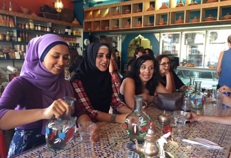 Women at Hana Assafiri’s Muslim speed-dating event in Melbourne on Sunday.