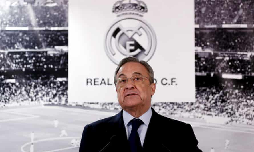 There were leaked emails sent to Real Madrid’s president, Florentino Pérez, regarding a possible European Super League.