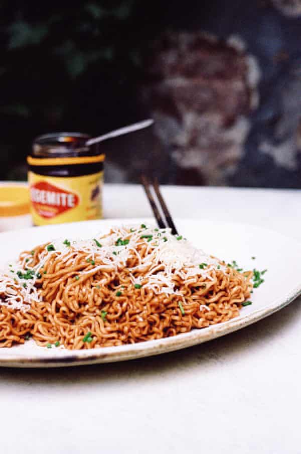 Butter Miso Vegemite Noodles
