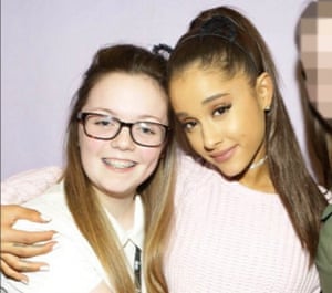 Georgina Callander with Ariana Grande in an image Instagrammed two years ago