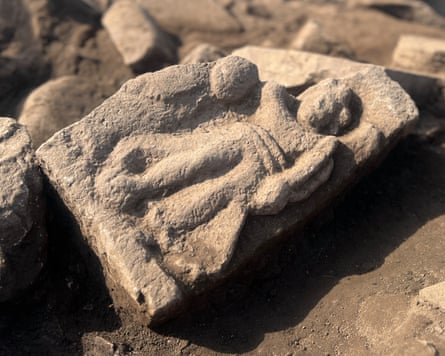 Stone relief of Roman goddess