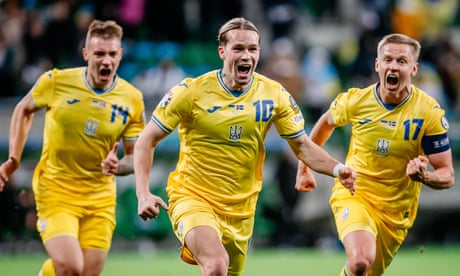 Mudryk strikes late as Ukraine defeat Iceland in playoff to reach Euro 2024