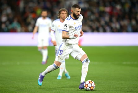 Karim Benzema’s goals have been instrumental in Real Madrid’s progress past PSG, Chelsea and Manchester City this season.