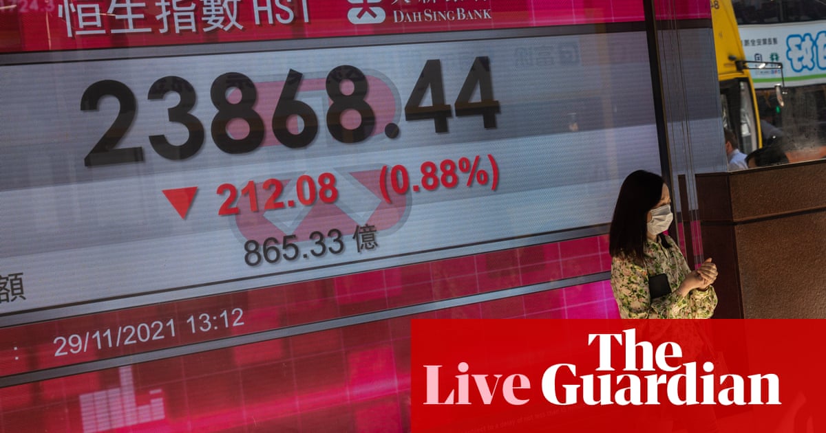 FTSE 100 rebounds as oil rallies despite worries over Omicron variant – business live