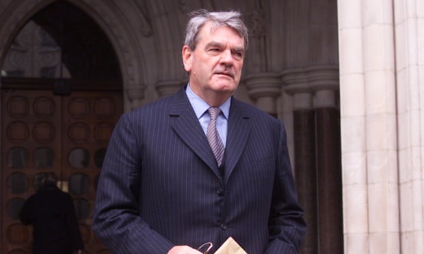 David Irving at the High Court, London, in 2000.