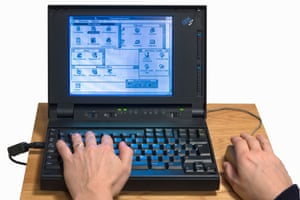 An early iteration of the ThinkPad.