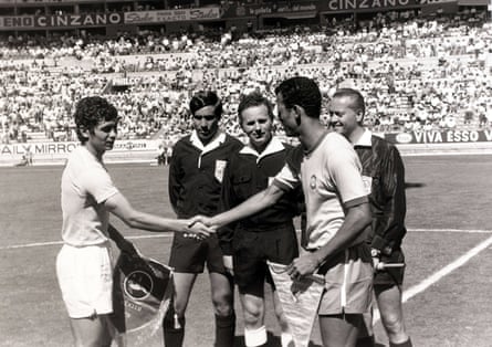 Mircea Lucescu at the 1970 World Cup.