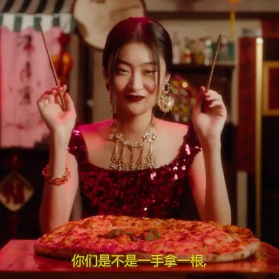 A still image from the Dolce &amp; Gabbana video.