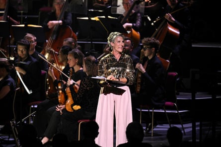 Ever watchable… Tamsin Grieg narrates Timothy Knapman’s new text to Weber’s Oberon at the Proms.