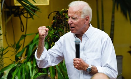 Why Is Everyone Talking About Biden Confronting A Man Called Cornpop Joe Biden The Guardian