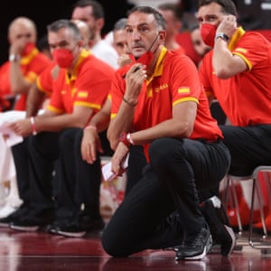 Spain’s basketball head coach Sergio Scariolo