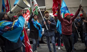 Locals and migrants protest against the closure of Castelnuovo di Porto refugee reception centre near Rome 4928.jpg?width=300&quality=85&auto=forma