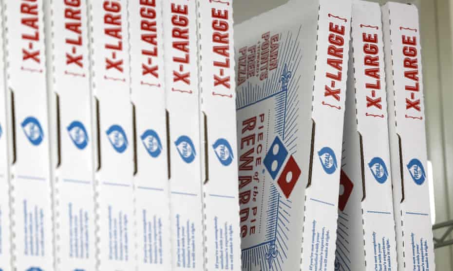 Domino’s Pizza boxes
