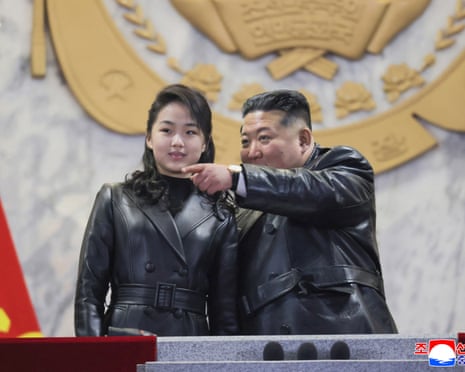 Kim Jong-un y su hija Kim Ju-ae