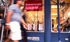 An American Apparel store in New York City