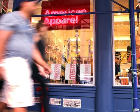 An American Apparel store in New York City