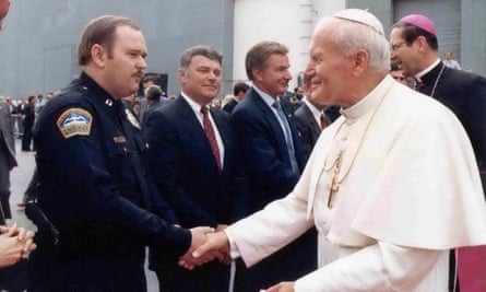 Bernard Wilson met Pope John Paul II when he was the acting Chief of Police at LAX. “I told him that I, an Orthodox Christian, prayed for unity of the Church. He said: ‘So do I. Every day. Don’t stop.’ and he gave me a blessing