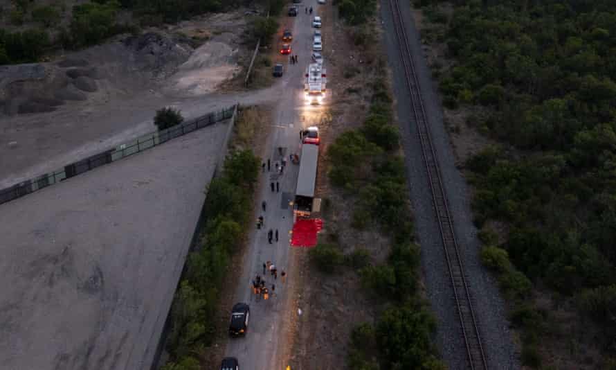 Fifty-one migrants discovered useless inside deserted Texas trailer truck | Texas