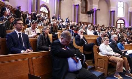 The National Conservatism conference, Emmanuel Centre, London, 15 May 2023.