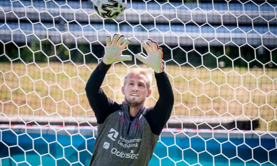 Denmark goalkeeper Kasper Schmeichel