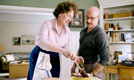 Meryl Streep and Stanley Tucci in Julie & Julia, 2009, directed by Nora Ephron.