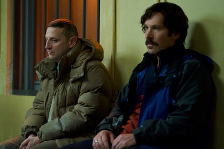 Tim Robinson (left) and Paul Rudd in Friendship.