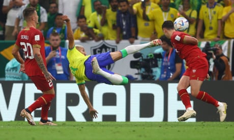 Richarlison’s balletic barnstormer is a great Brazil World Cup moment | Barney Ronay