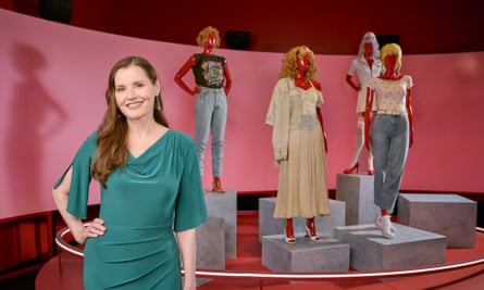Actor Geena Davis at Acmi, Melbourne, for the new exhibition Goddess – Power, Glamour, Rebellion.