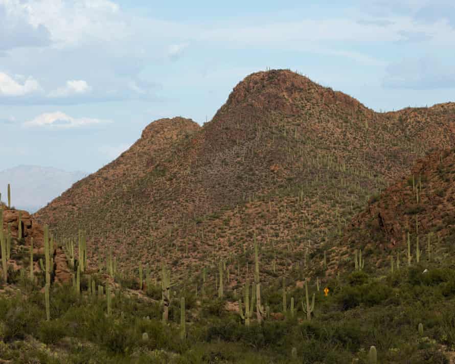View from Gates Pass in Tucson on August 26th, 2019.