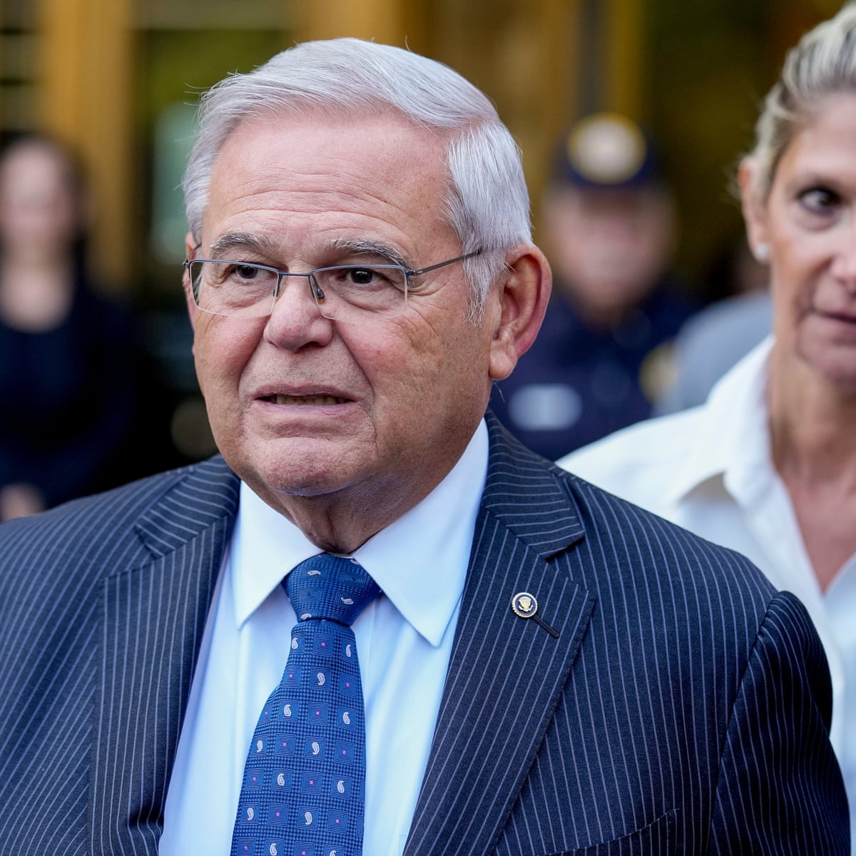 Senator Bob Menendez charged with acting as foreign agent of Egypt | Bob  Menendez | The Guardian