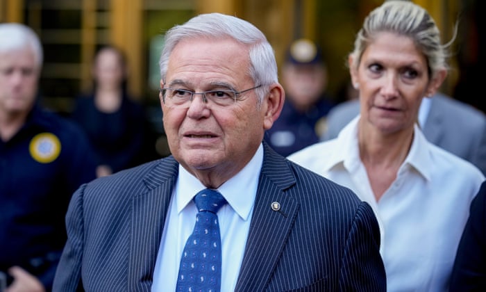 Senator Bob Menendez charged with acting as foreign agent of Egypt | Bob Menendez | The Guardian