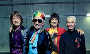 In a blues mood … the Rolling Stones.