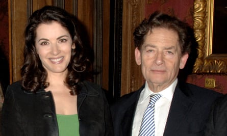 Lawson with his daughter Nigella in 2008.