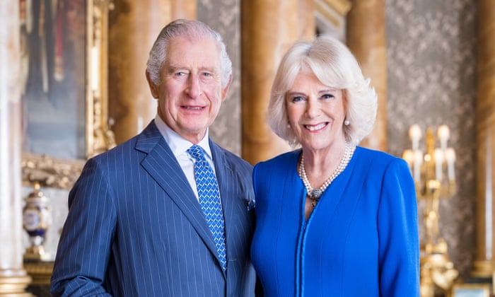 King Charles's coronation invitation confirms use of title of 'Queen Camilla' | Queen Camilla | The Guardian