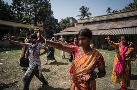 A self-defence class in Sundarbans.