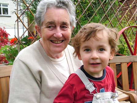 Cora with Enright’s son Lorcan.