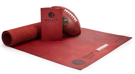 The leather is sourced from Horween, the tannery which supplies the NFL and the NBA with the leather used for its balls.