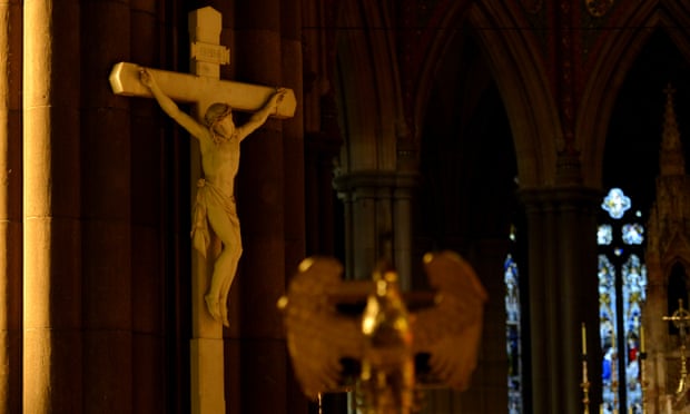 A Catholic church crucifix