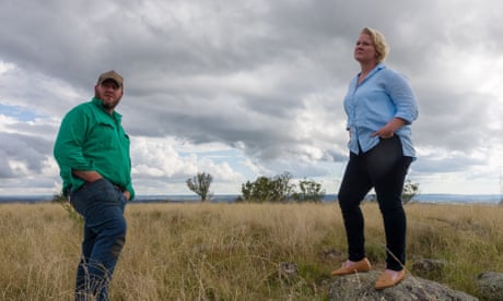 Siblings Ross and Holly Fletcher at their family farm Auchen Dhu near Walcha, New South Wales