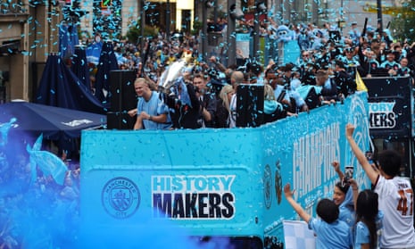 Manchester City đã giành được 4 danh hiệu gần nhất và liên tục tranh chấp với Premier League.