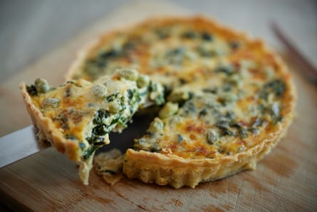 Fit for a king: coronation quiche.