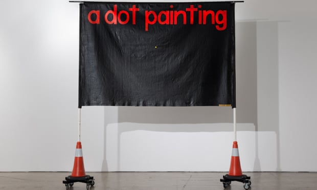 Gasp titled A Dot Painting on exhibition