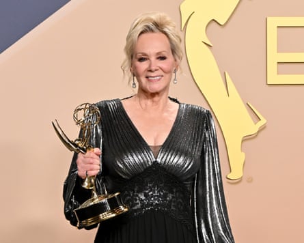 Jean Smart with her fifth Emmy for Hacks