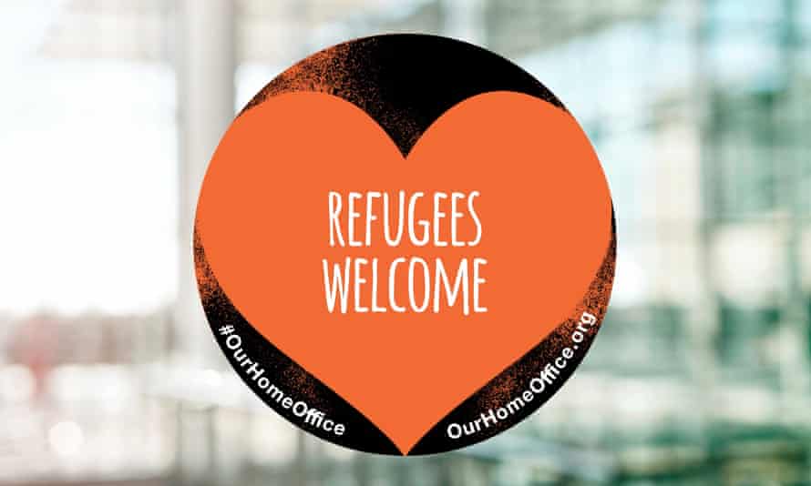 Refugees Welcome sticker
