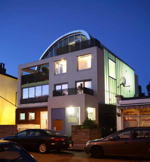 Quay House, a development in Peckham, south London, by Ken Taylor, that opened in 2002.