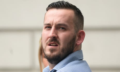 James Goddard admitted causing alarm and distress using threatening or abusive language.