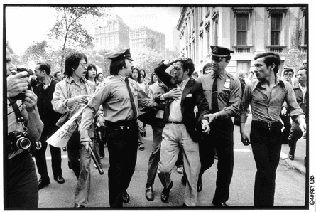 Police brutality protest, 1975